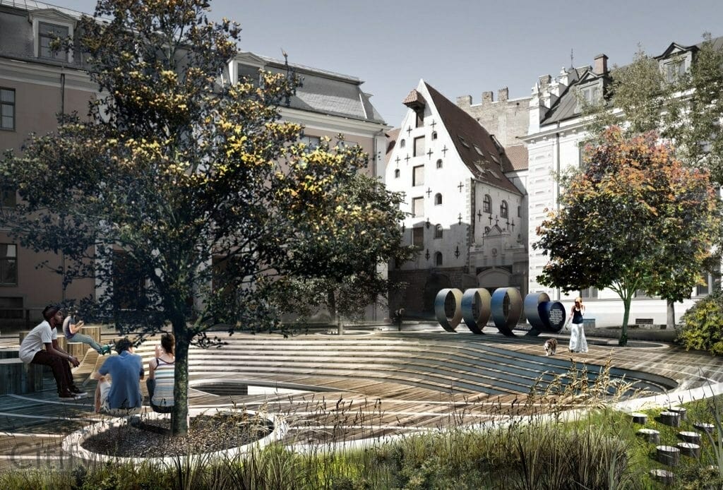 Alberta laukums (Alberta laukums) - Park - visualization