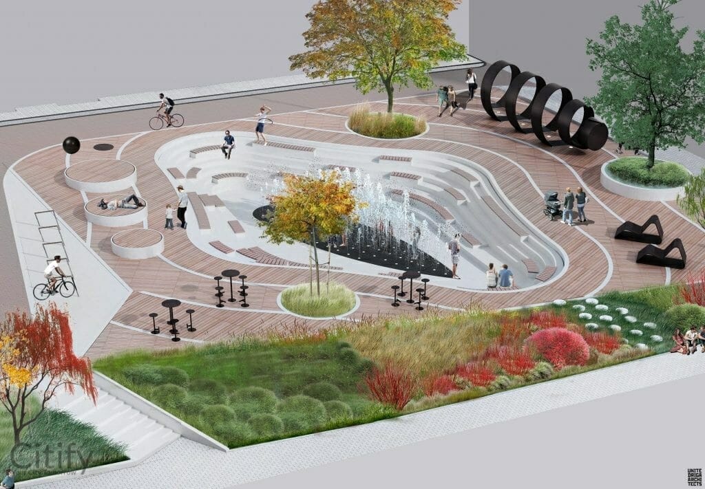 Alberta laukums (Alberta laukums) - Park - visualization