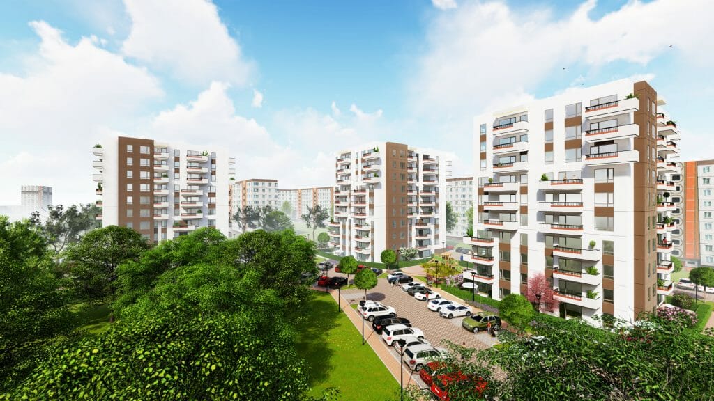 Deglava Gleznotāju rezidence - 1. kārta - "Monet", "Van Gogh" ēkas (Augusta Deglava iela 148 k-1) - Korterelamu - visuaalne