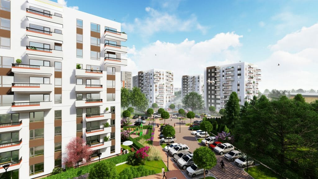 Deglava Gleznotāju rezidence - 1. kārta - "Monet", "Van Gogh" ēkas (Augusta Deglava iela 148 k-1) - Korterelamu - visuaalne