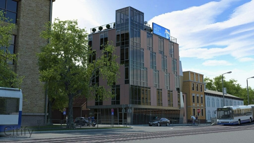 Exclusive Office Club House (Brīvības gatve 212a) - Office center - visualization