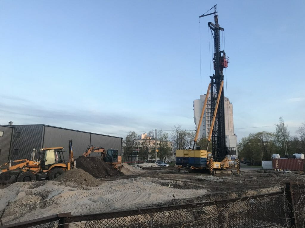 Arcada (Dzelzavas iela 45) - Office center - construction photos