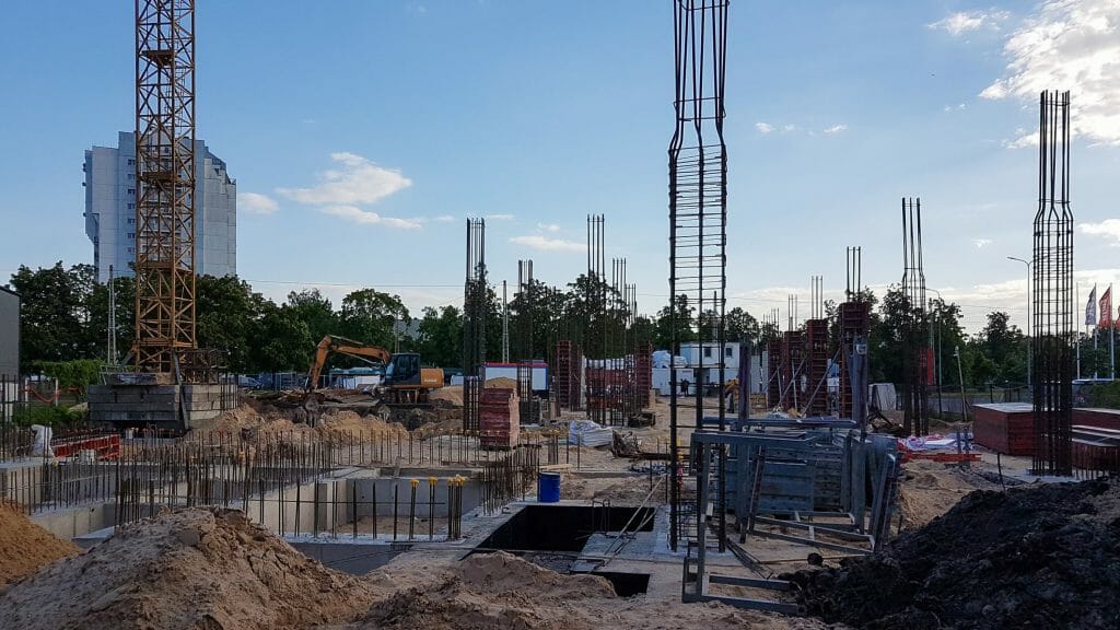 Arcada (Dzelzavas iela 45) - Office center - construction photos