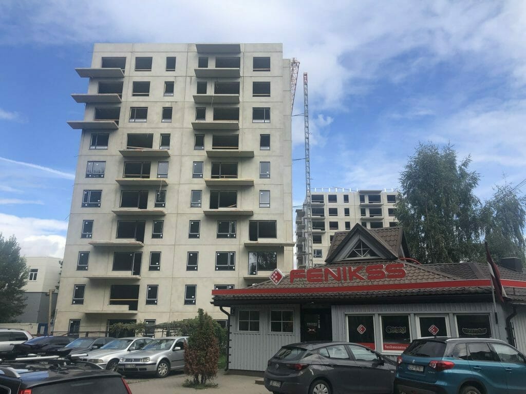 Deglava Gleznotāju rezidence - 1. kārta - "Monet", "Van Gogh" ēkas (Augusta Deglava iela 148 k-1) - Korterelamu - ehituse fotod