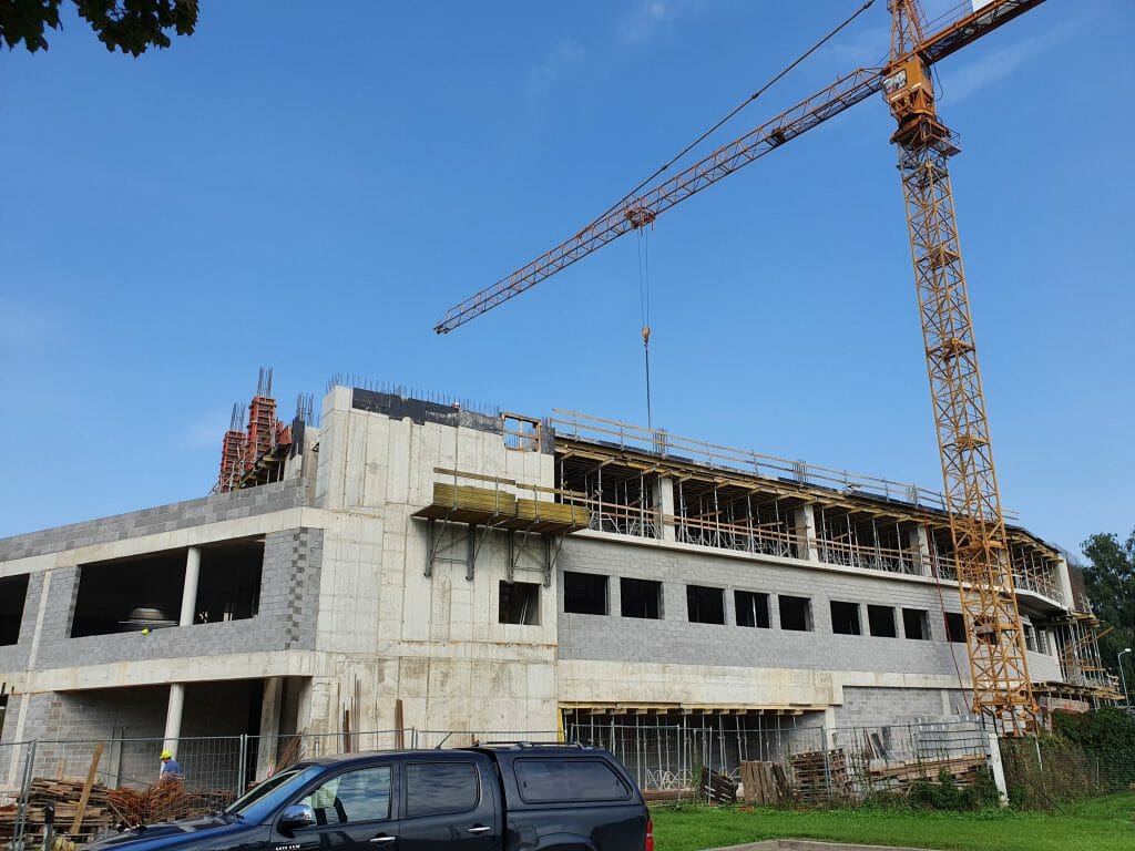 Arcada (Dzelzavas iela 45) - Office center - construction photos