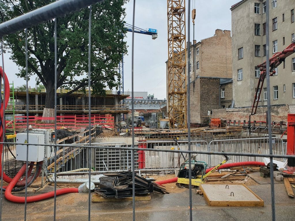 Lumi mājas - Tērbatas 72 (Tērbatas iela 72) - Daugiabutis - statybų nuotraukos