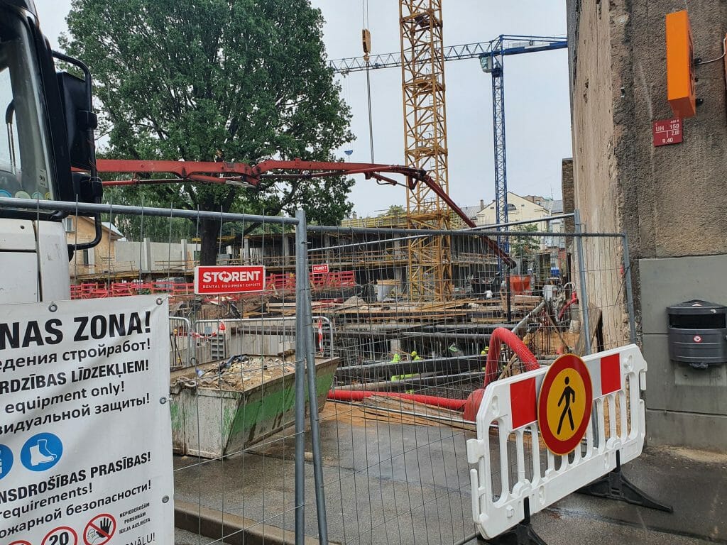 Lumi mājas - Tērbatas 72 (Tērbatas iela 72) - Daugiabutis - statybų nuotraukos