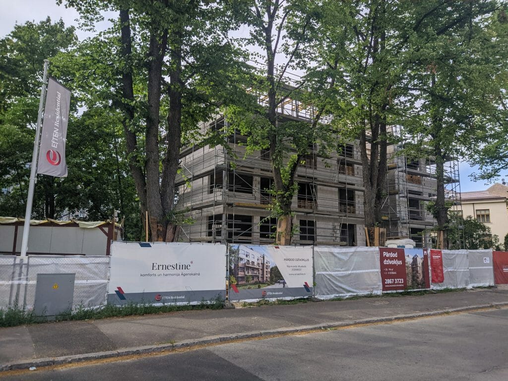 Ernestine (Ernestīnes iela 6a) - Multi apartment - construction photos