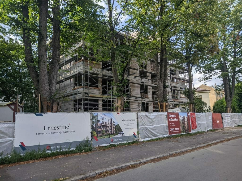 Ernestine (Ernestīnes iela 6a) - Multi apartment - construction photos