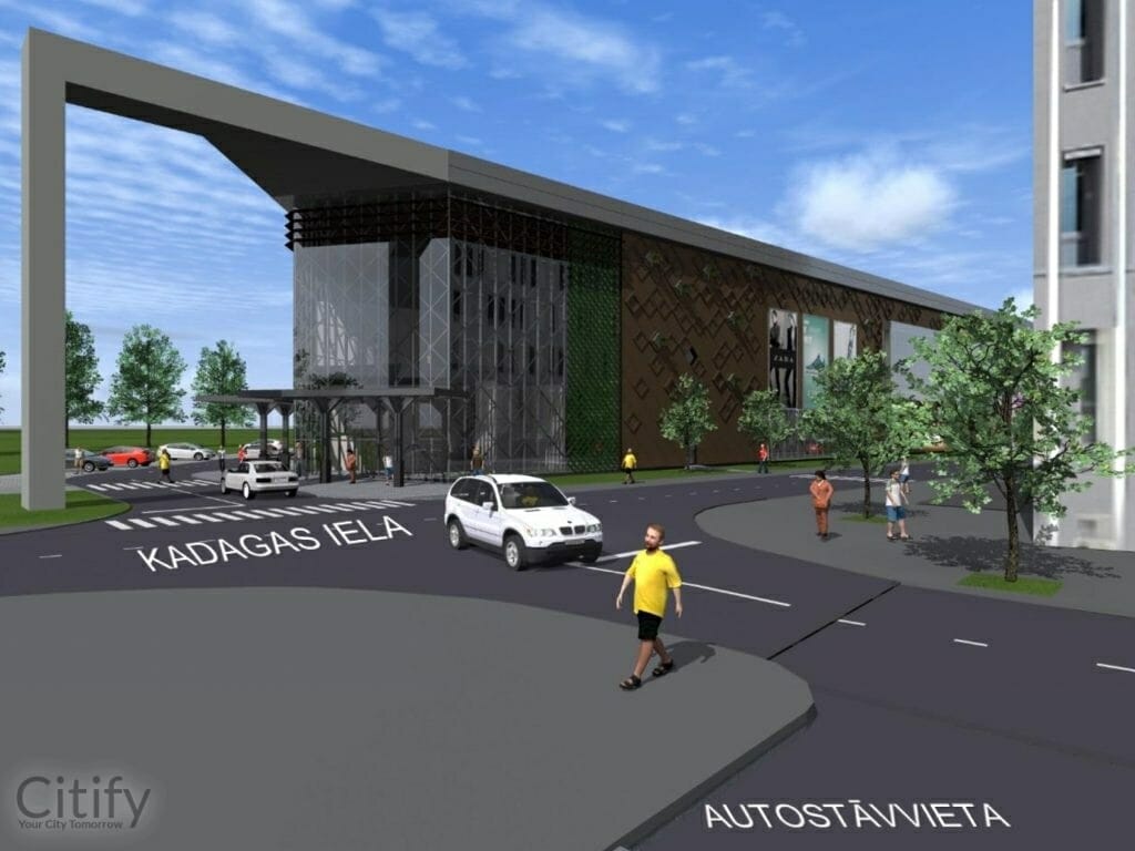 Kadagas iela 3 (Kadagas iela 3) - Shopping center - visualization