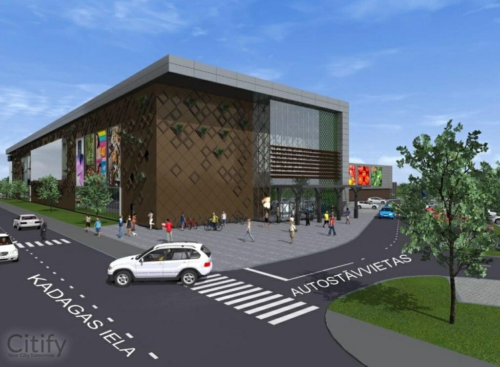 Kadagas iela 3 (Kadagas iela 3) - Shopping center - visualization