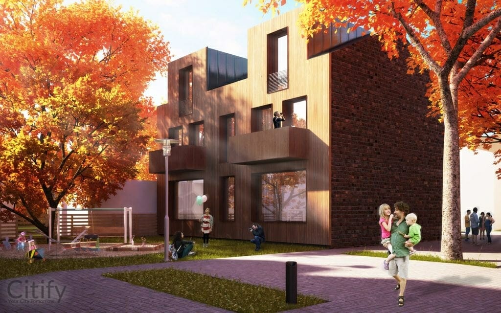 Kalnciema iela 23 (Kalnciema iela 23) - Daugiabutis - vizualizacija