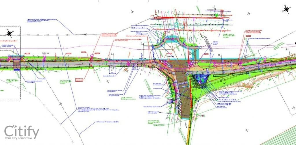 Velosipēdu ceļš Imanta - Daugavgrīva (Kleistu iela, Mazā Kleistu iela, Lielā iela, Flotes iela, Lēpju iela) - Bike path - visualization