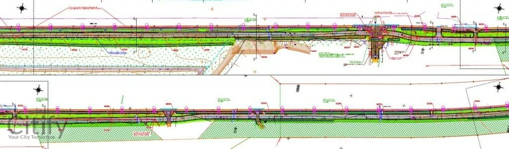 Velosipēdu ceļš Imanta - Daugavgrīva (Kleistu iela, Mazā Kleistu iela, Lielā iela, Flotes iela, Lēpju iela) - Bike path - visualization