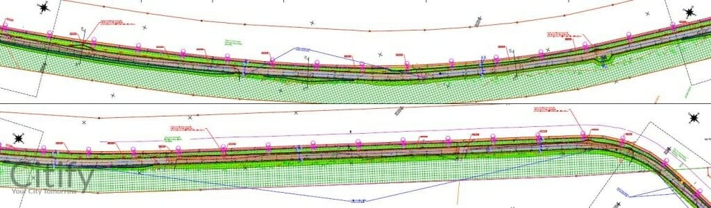 Velosipēdu ceļš Imanta - Daugavgrīva (Kleistu iela, Mazā Kleistu iela, Lielā iela, Flotes iela, Lēpju iela) - Bike path - visualization