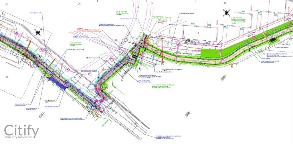 Velosipēdu ceļš Imanta - Daugavgrīva (Kleistu iela, Mazā Kleistu iela, Lielā iela, Flotes iela, Lēpju iela) - Bike path - visualization