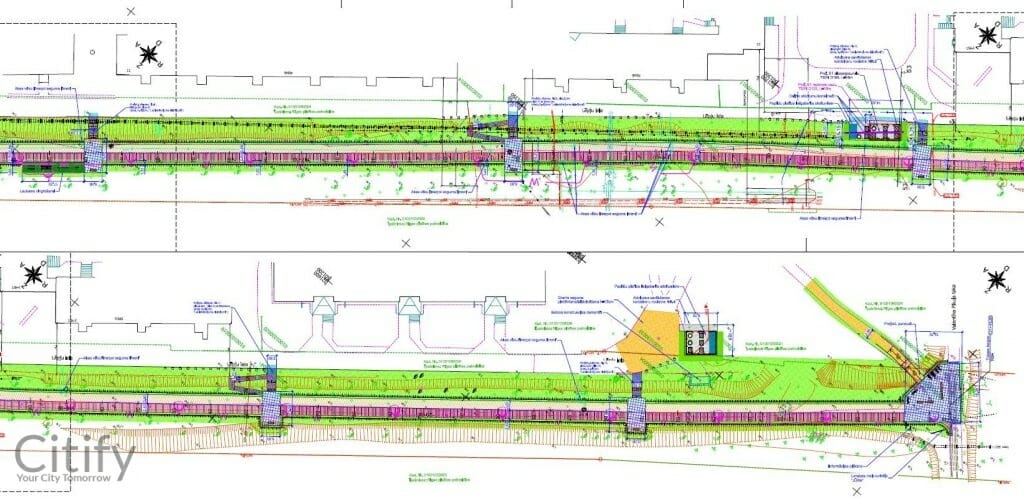 Velosipēdu ceļš Imanta - Daugavgrīva (Kleistu iela, Mazā Kleistu iela, Lielā iela, Flotes iela, Lēpju iela) - Bike path - visualization