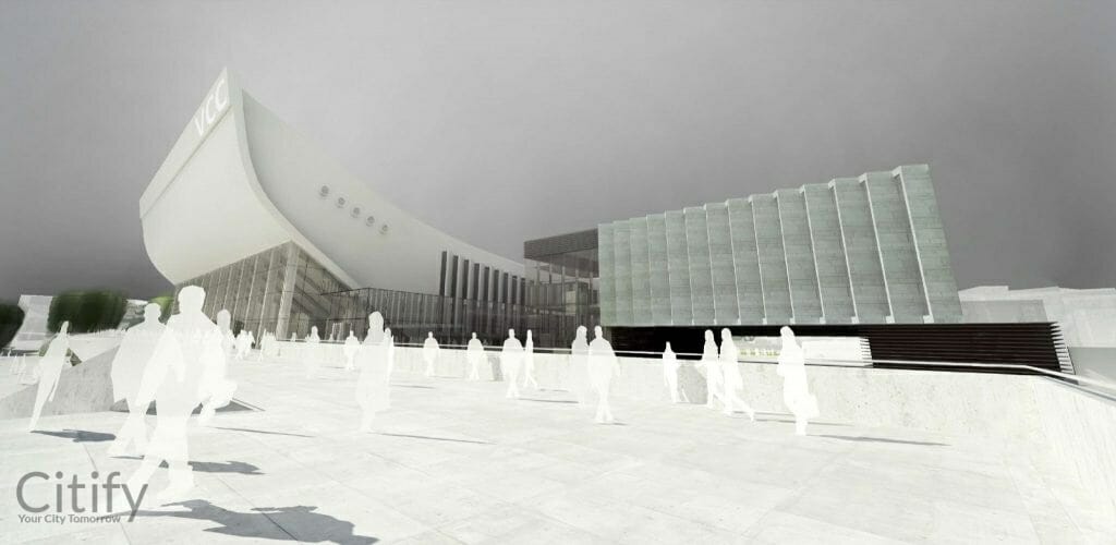 Žydų istorijos muziejus (planuotas Vilniaus kongresų centras) (Rinktinės g. 1) - Museum - visualization