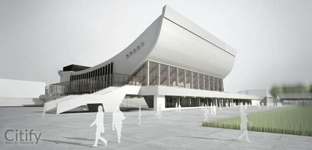 Žydų istorijos muziejus (planuotas Vilniaus kongresų centras) (Rinktinės g. 1) - Museum - visualization