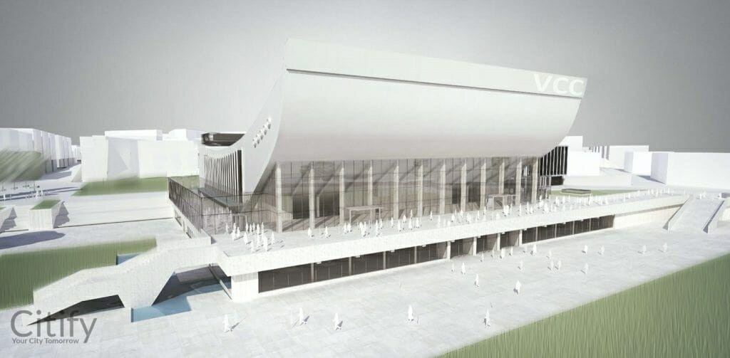 Žydų istorijos muziejus (planuotas Vilniaus kongresų centras) (Rinktinės g. 1) - Museum - visualization