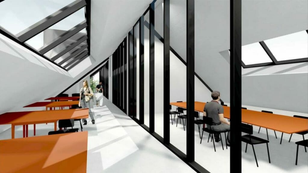 Eesti Kunstiakadeemia hoovimaja (Kotzebue 10) - Higher education - visualization