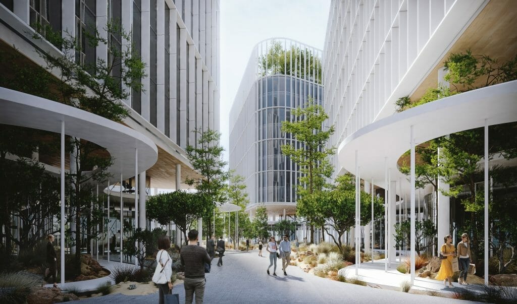 Krasta City (Krasta iela 1A) - Office center - visualization