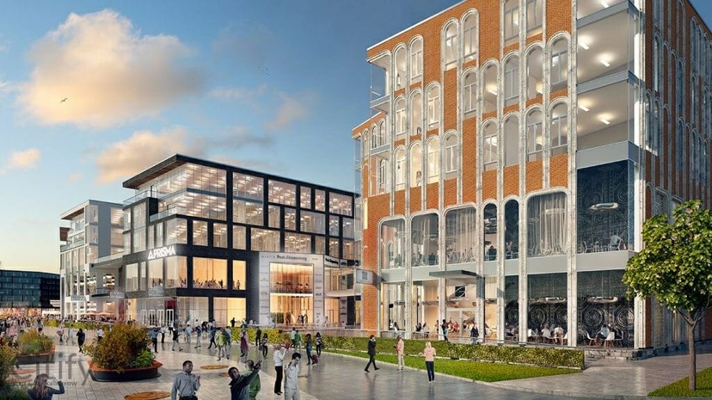 Porto Franco (Kai 4) (Kai 4) - Non-food store, Office center - visualization