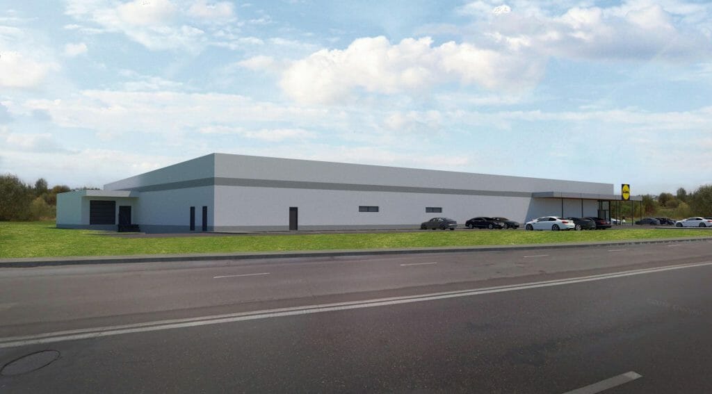 LIDL Ežero g. (Ežero g. 3) - Food store - visualization