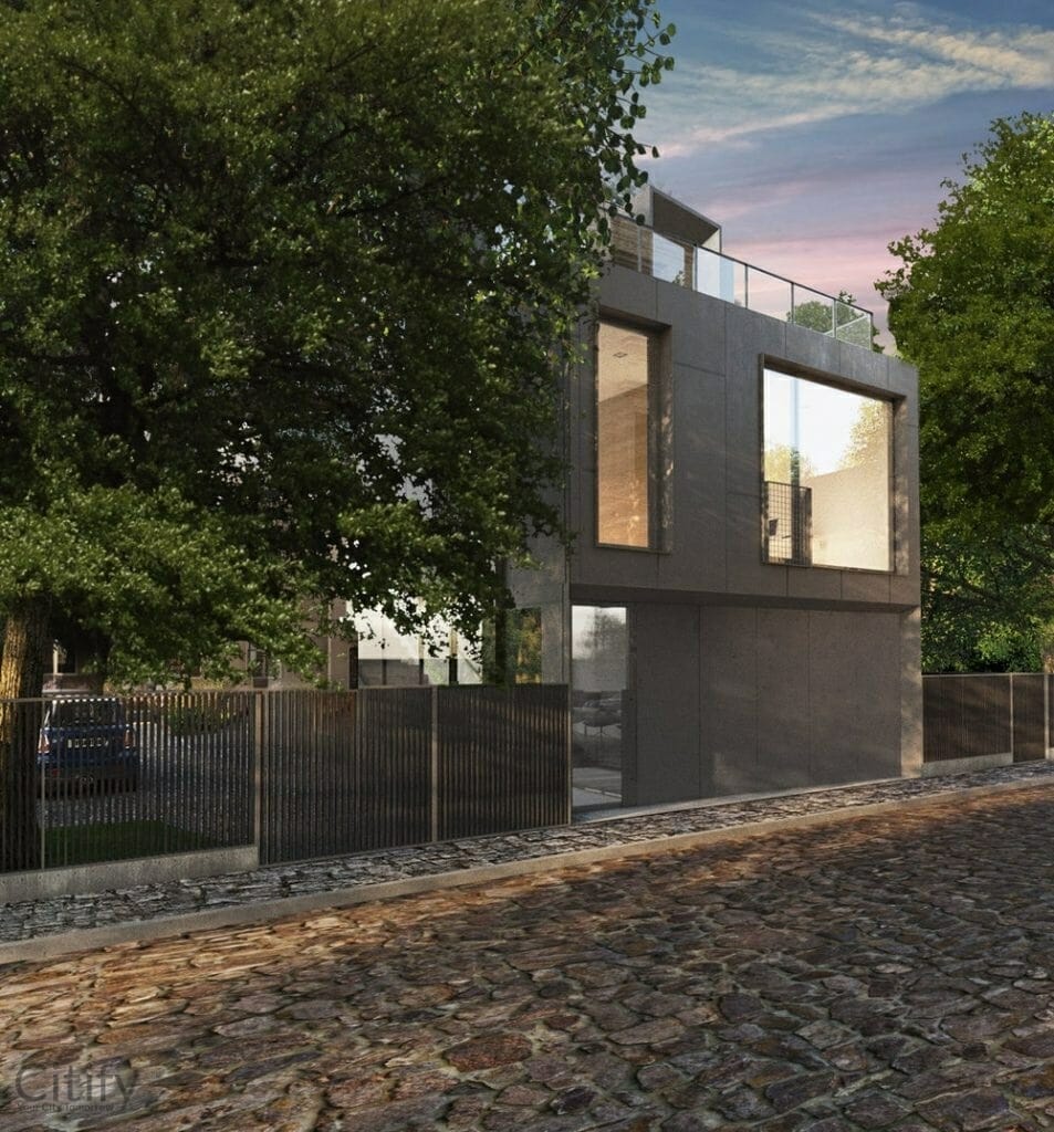 Mazā Piena iela 11 (Mazā Piena iela 11) - Office center - visualization