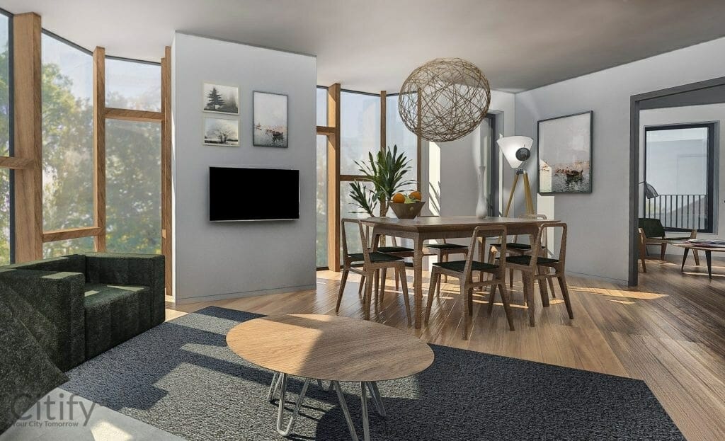 Mazā nometņu iela 15 (Mazā nometņu iela 15) - Daudzdzīvokļu nams - vizualizācija