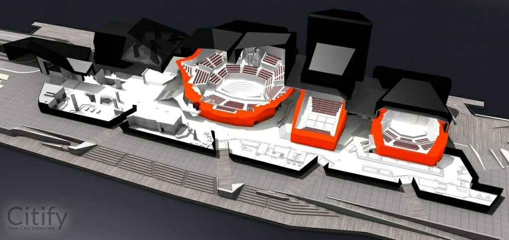 Nacionālā akustiskā koncertzāle (Mūkusalas iela 2) - Concert hall - visualization