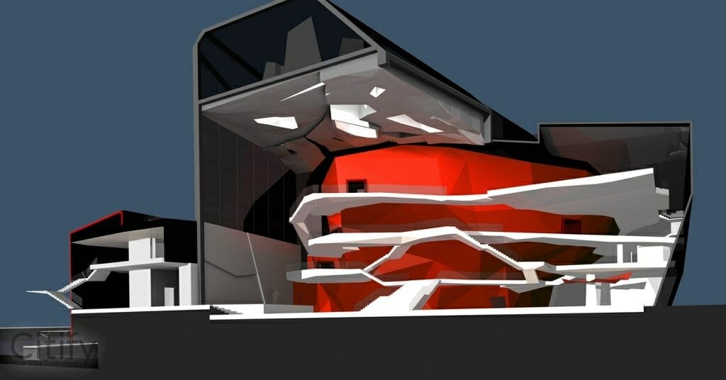 Nacionālā akustiskā koncertzāle (Mūkusalas iela 2) - Concert hall - visualization