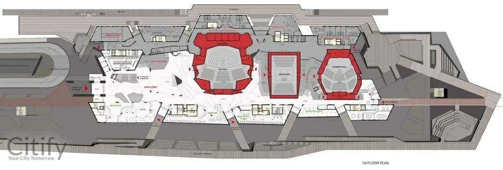 Nacionālā akustiskā koncertzāle (Mūkusalas iela 2) - Concert hall - visualization