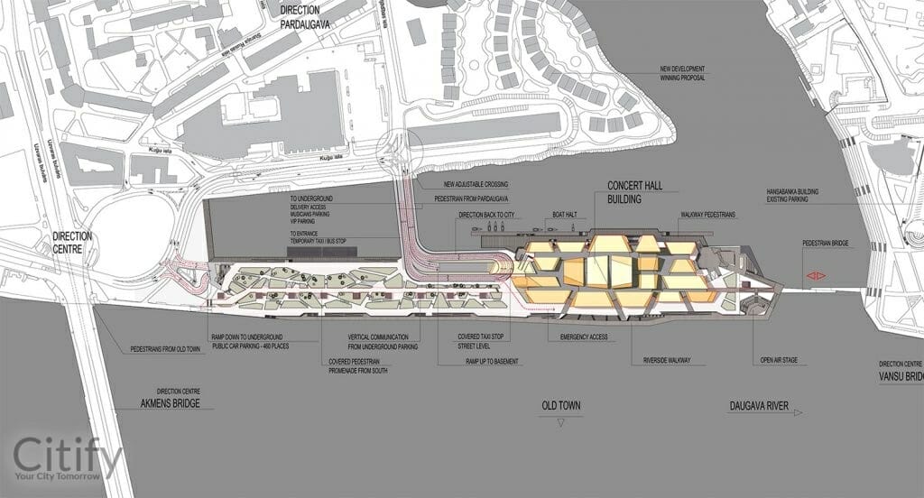 Nacionālā akustiskā koncertzāle (Mūkusalas iela 2) - Concert hall - visualization
