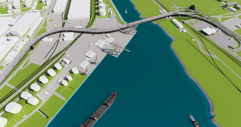 Satiksmes pārvads Tvaika iela - Kundziņsala (Tvaika iela) - Bridge - visualization