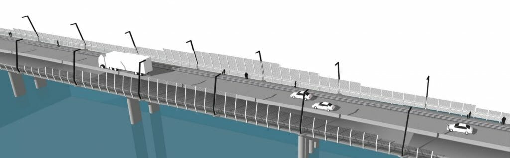Satiksmes pārvads Tvaika iela - Kundziņsala (Tvaika iela) - Bridge - visualization