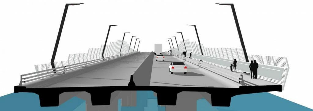 Satiksmes pārvads Tvaika iela - Kundziņsala (Tvaika iela) - Bridge - visualization