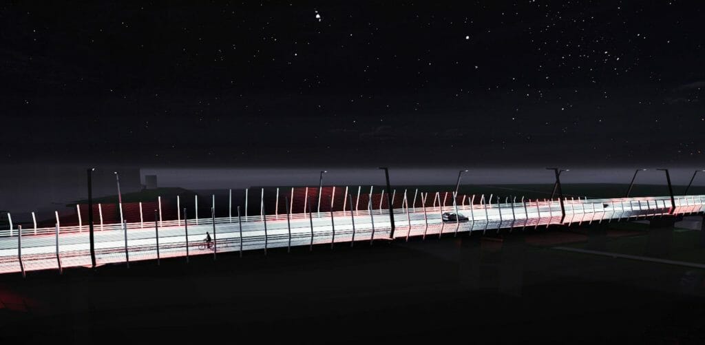 Satiksmes pārvads Tvaika iela - Kundziņsala (Tvaika iela) - Bridge - visualization