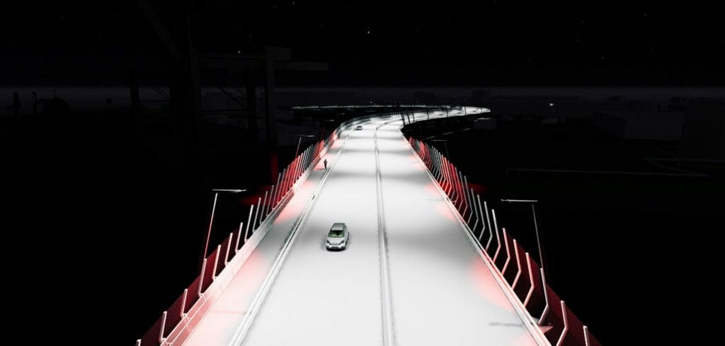 Satiksmes pārvads Tvaika iela - Kundziņsala (Tvaika iela) - Bridge - visualization