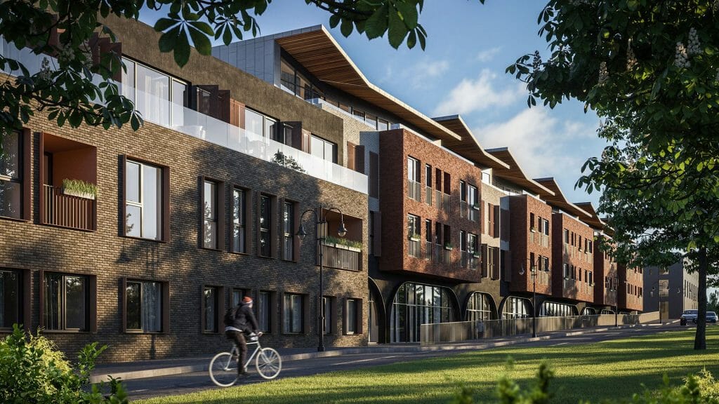 PAUPYS 6 etapas (Aukštaičių g. 7) - Multi apartment - visualization