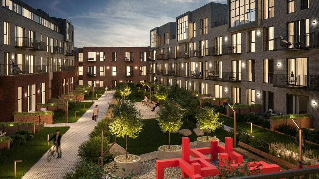 PAUPYS 6 etapas (Aukštaičių g. 7) - Multi apartment - visualization