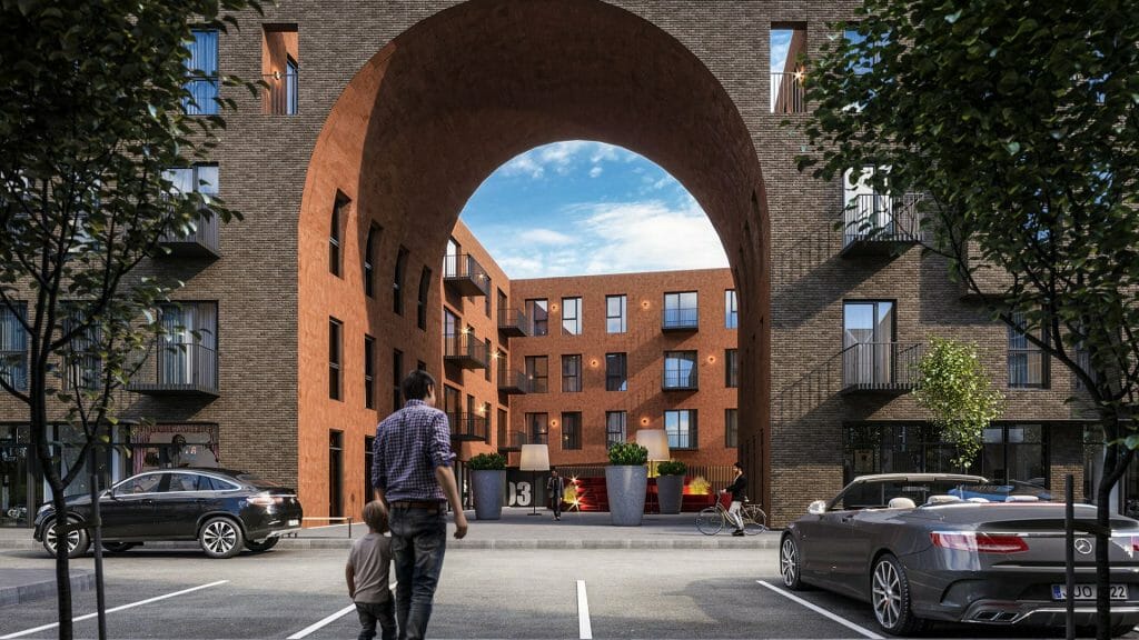 PAUPYS 6 etapas (Aukštaičių g. 7) - Multi apartment - visualization