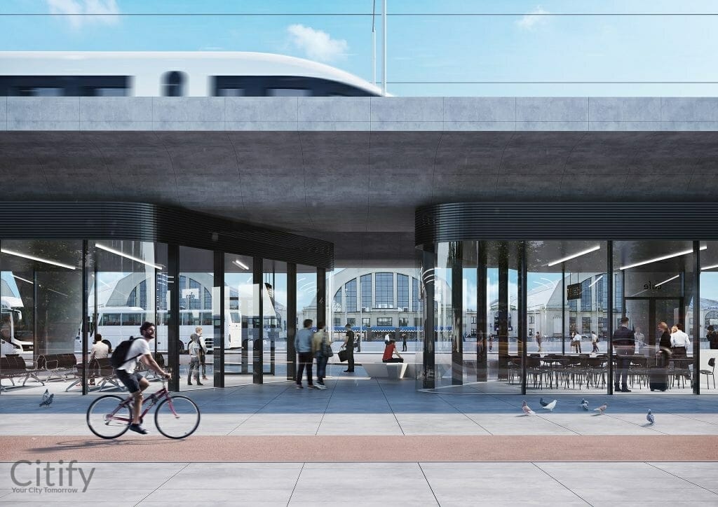 Rīgas starptautiskā autoosta (Prāgas iela 1) - Bus terminal - visualization