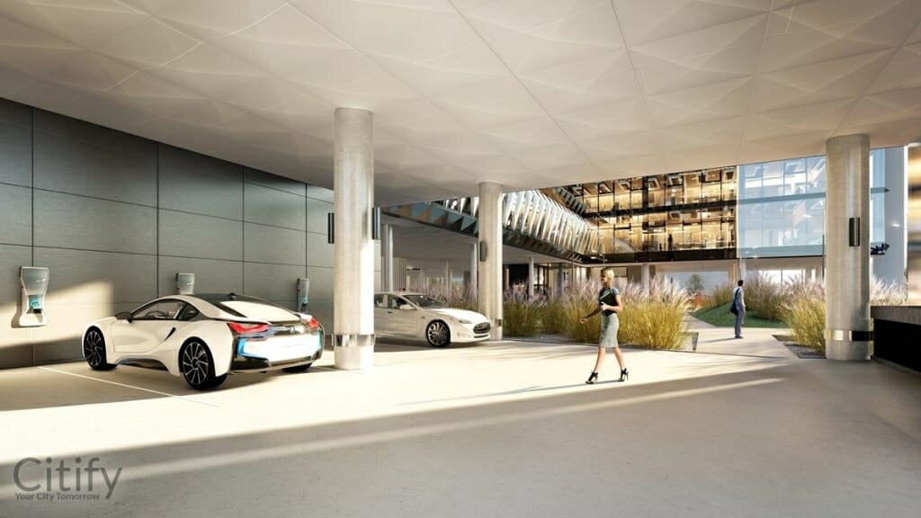 Elemental Business Centre (Skanstes iela 25) - Office center - visualization