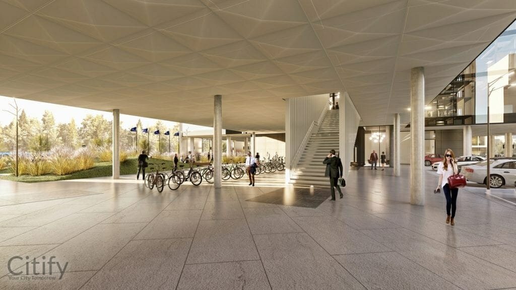 Elemental Business Centre (Skanstes iela 25) - Office center - visualization