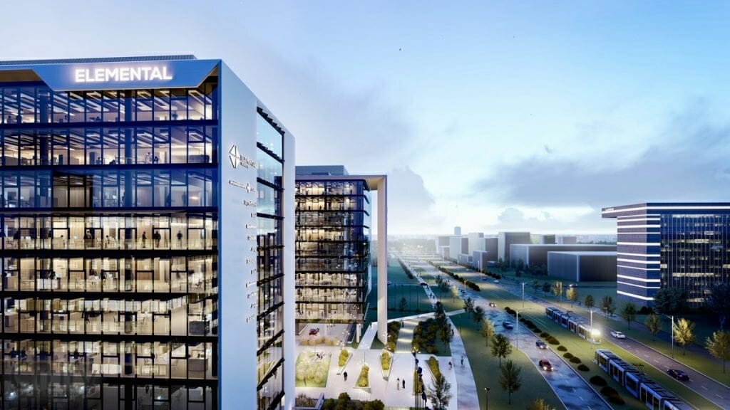 Elemental Business Centre (Skanstes iela 25) - Office center - visualization