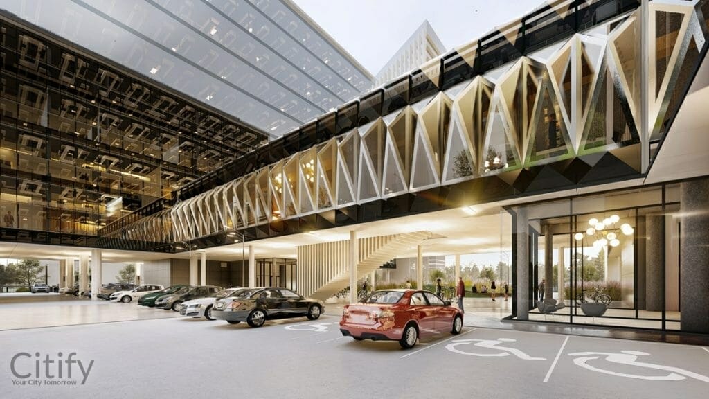 Elemental Business Centre (Skanstes iela 25) - Office center - visualization