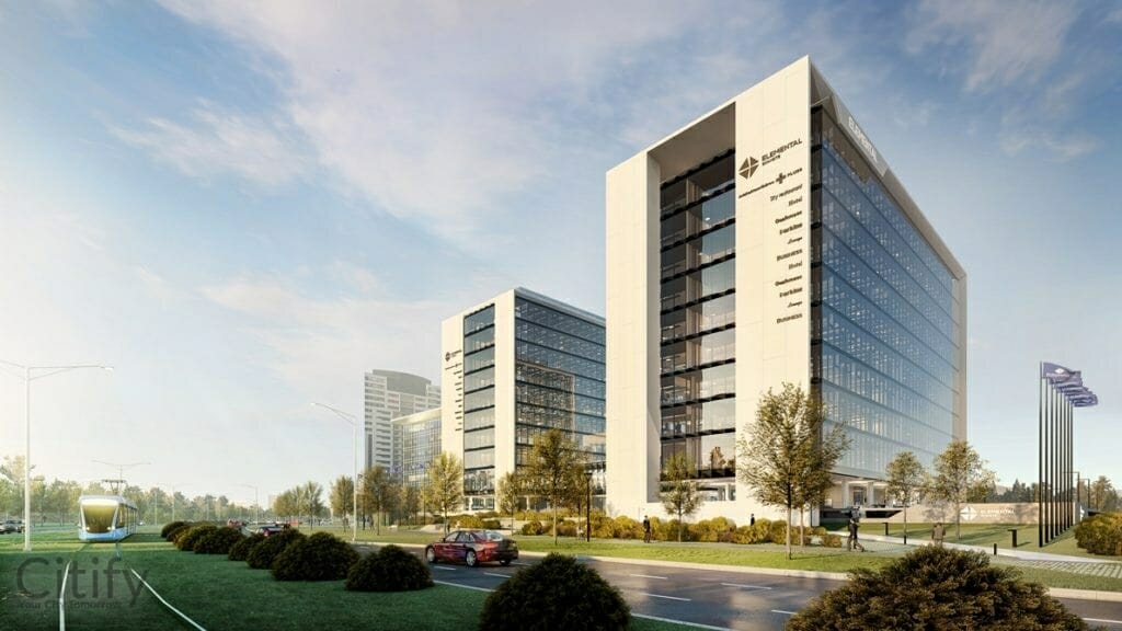 Elemental Business Centre (Skanstes iela 25) - Office center - visualization