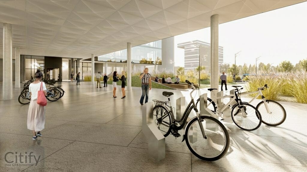 Elemental Business Centre (Skanstes iela 25) - Office center - visualization