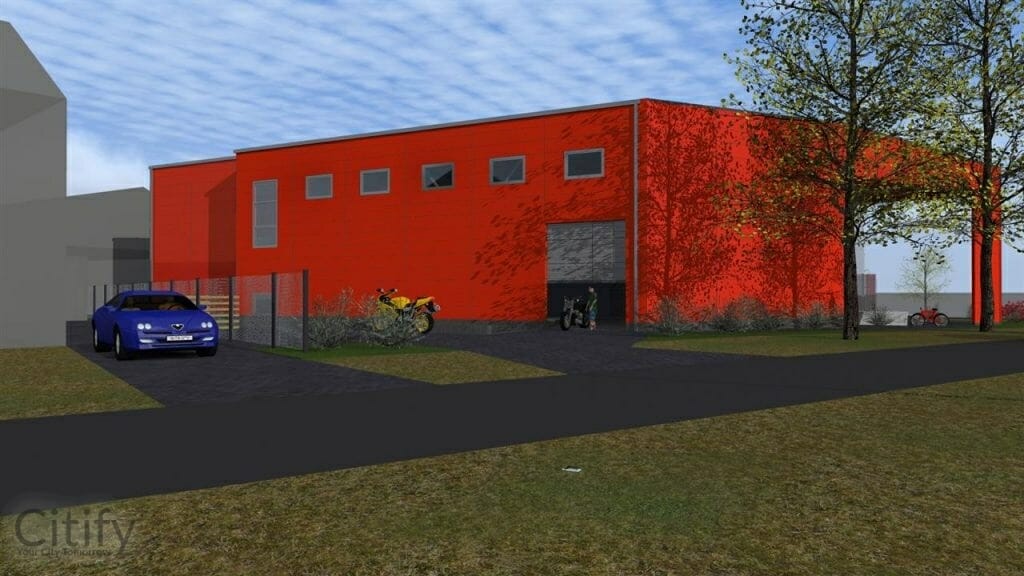 Upeņu iela 1 (Upeņu iela 1) - Office center - visualization